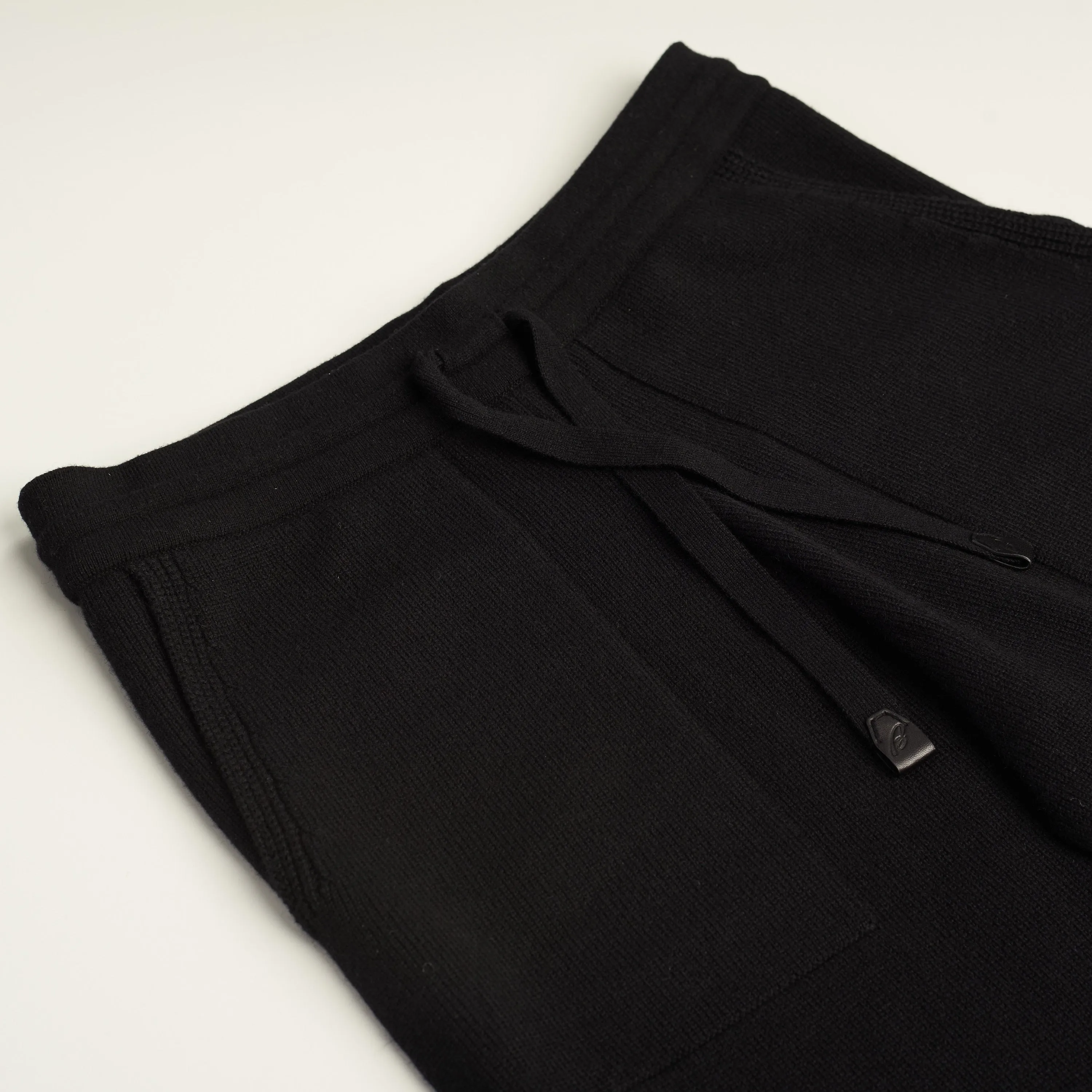 Black Jogger Pants - Cashmere, Relax Fit, Lounge