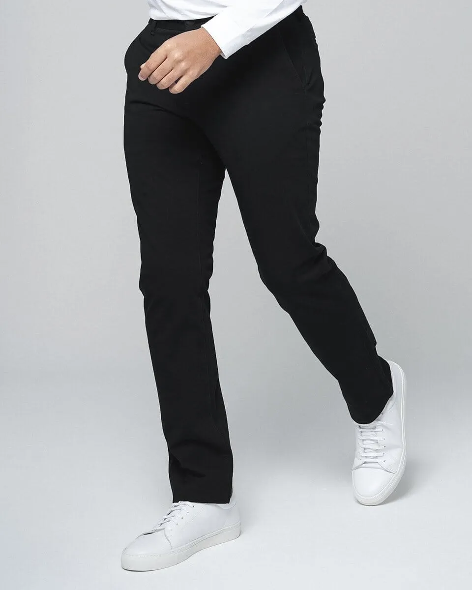 Black | Tech Chino Pants (Slim)