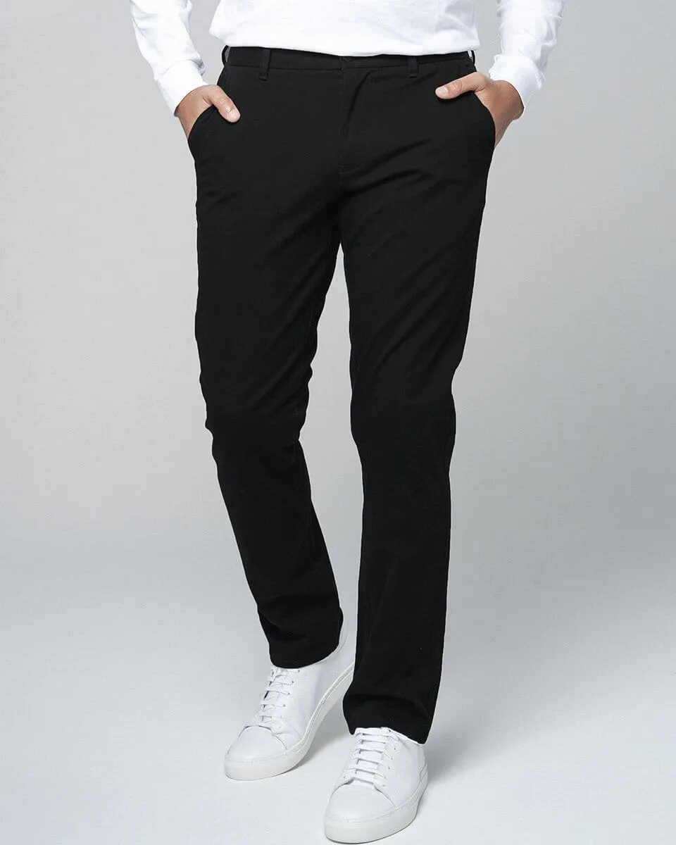 Black | Tech Chino Pants (Slim)