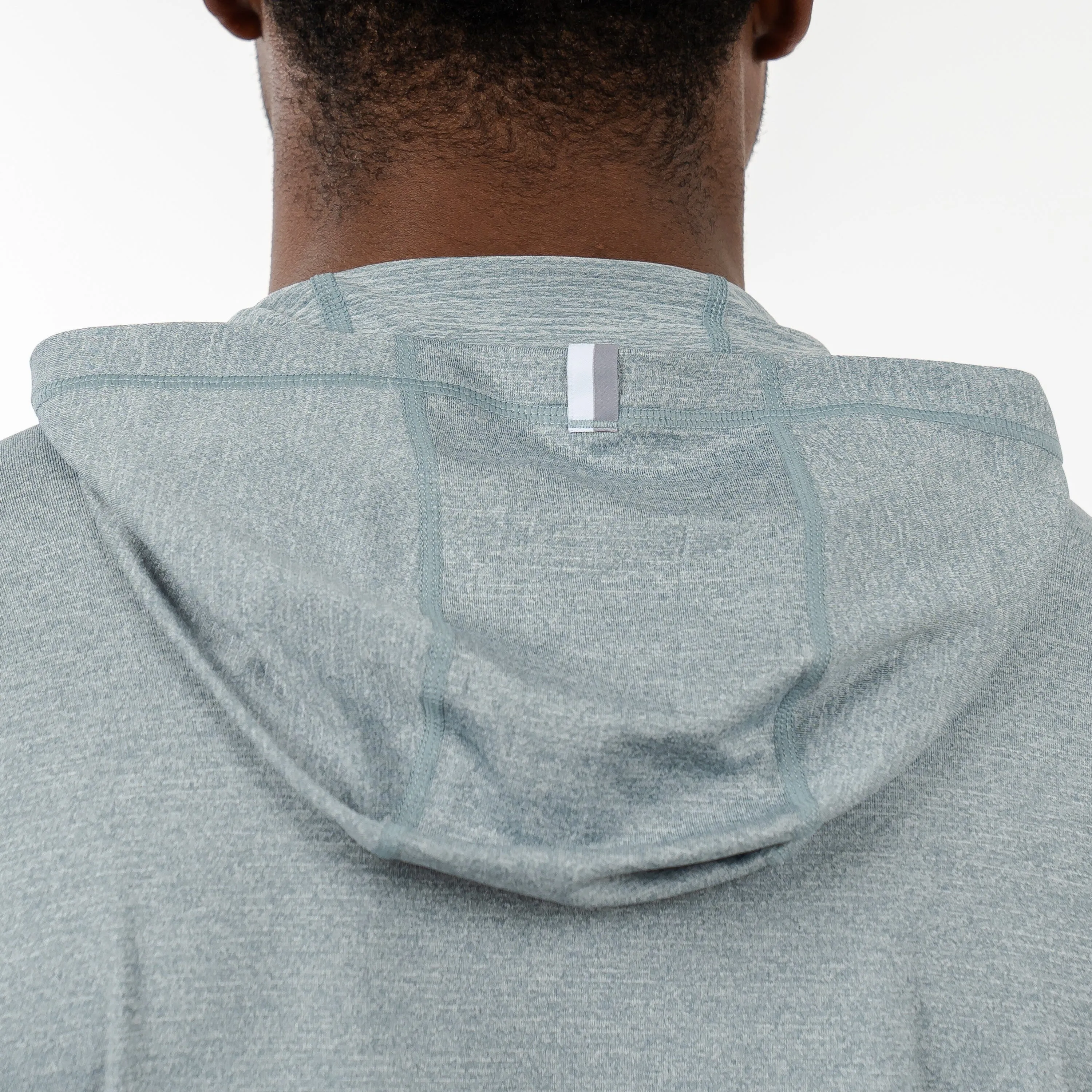 Blitz Tech Hoodie | Heather - Stinger Green/White