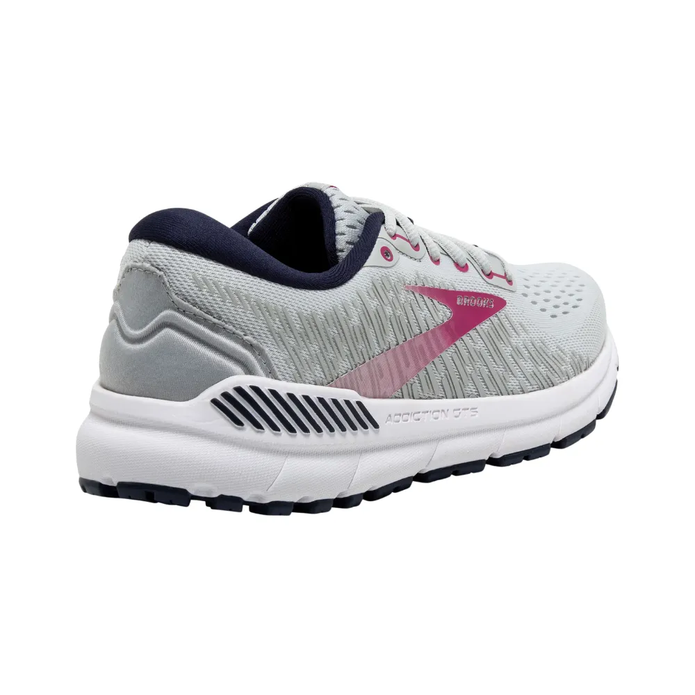 Brooks Addiction GTS 15 Oyster/Peacoat/Lilac Rose Running Shoe (Women's)