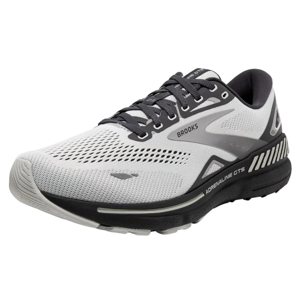 Brooks Adrenaline GTS 23 Oyster/Ebony/Alloy Running Shoe (Men's)