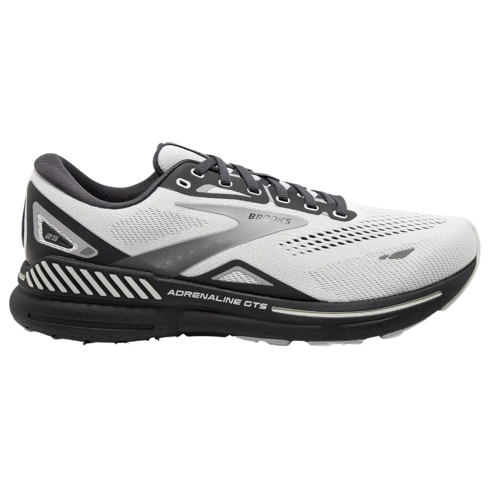 Brooks Adrenaline GTS 23 Oyster/Ebony/Alloy Running Shoe (Men's)