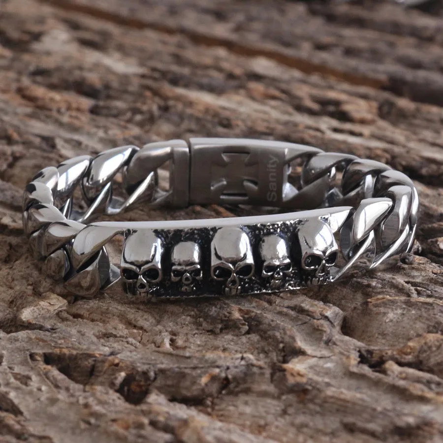 Brothers Grim Bracelet - Custom - Silver - B109