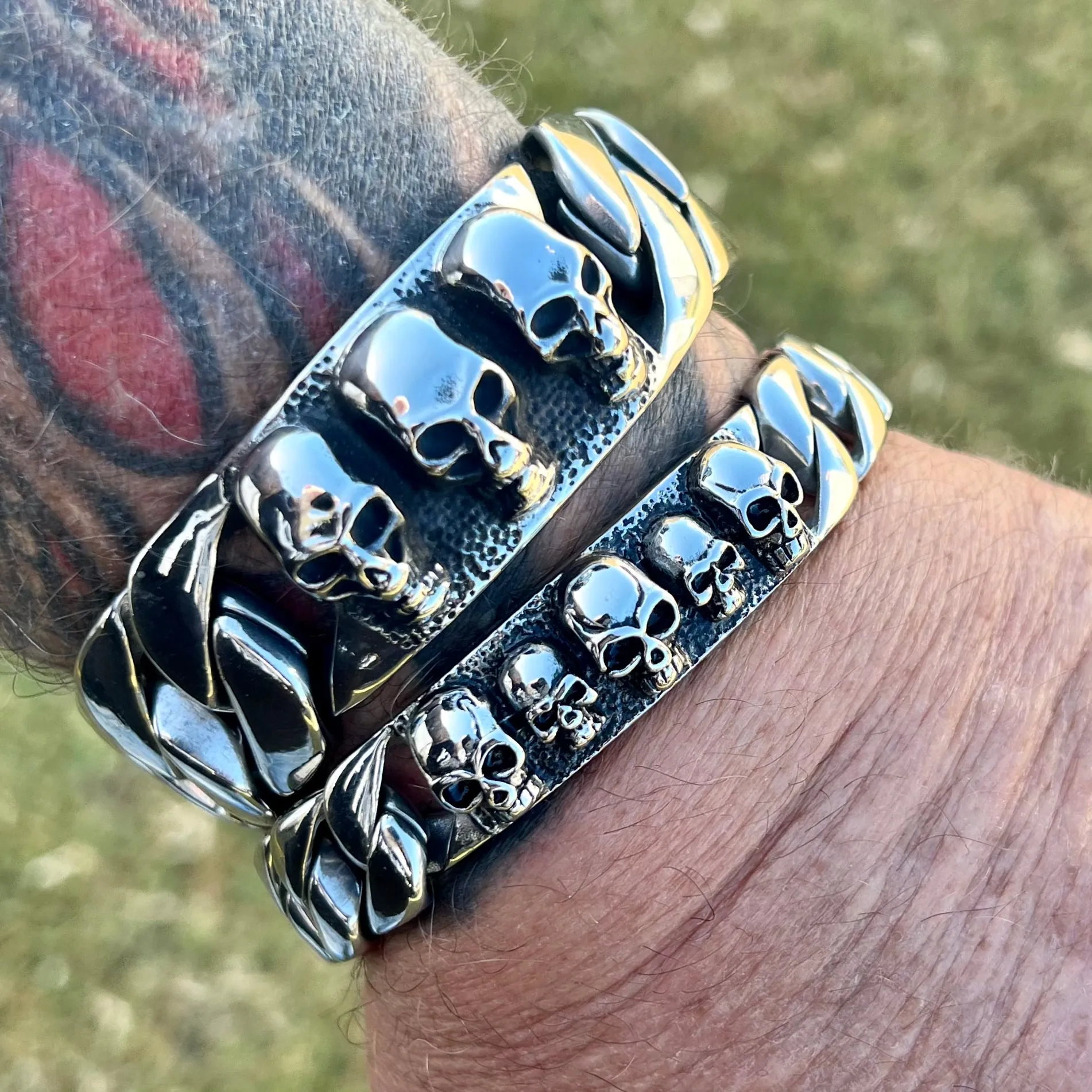 Brothers Grim Bracelet - Custom - Silver - B109