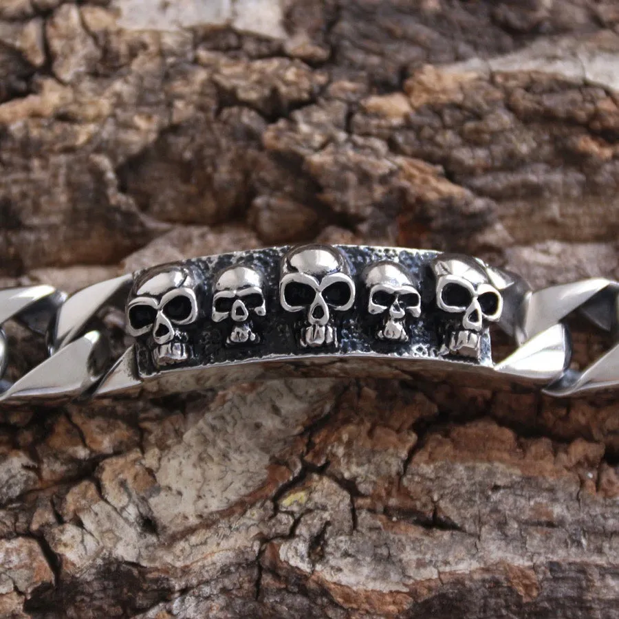 Brothers Grim Bracelet - Custom - Silver - B109