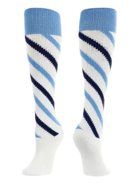 Candy Stripe Knee High Softball Socks