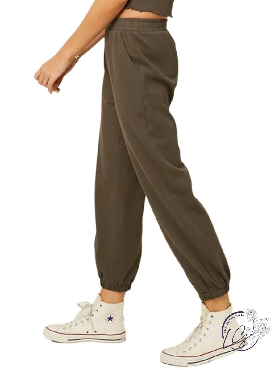 Carefree Days Ribbed Joggers