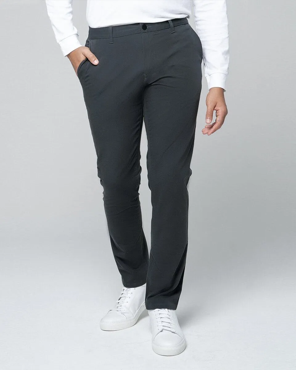 Charcoal | Tech Chino Pants (Slim)