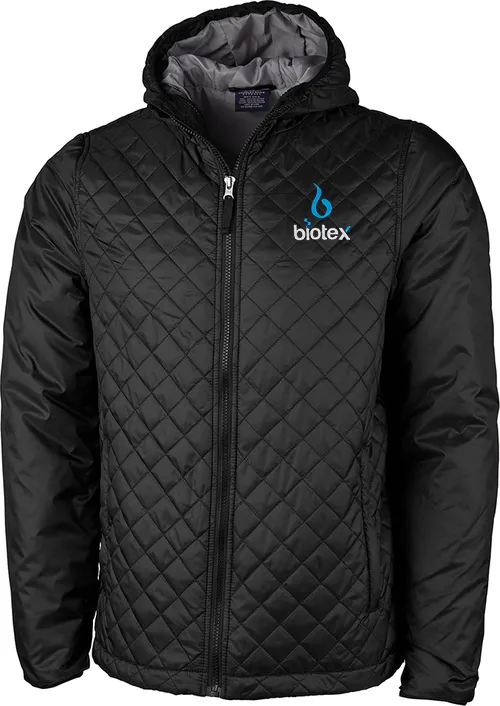 Charles River Lithium Quilted Hooded Jacket