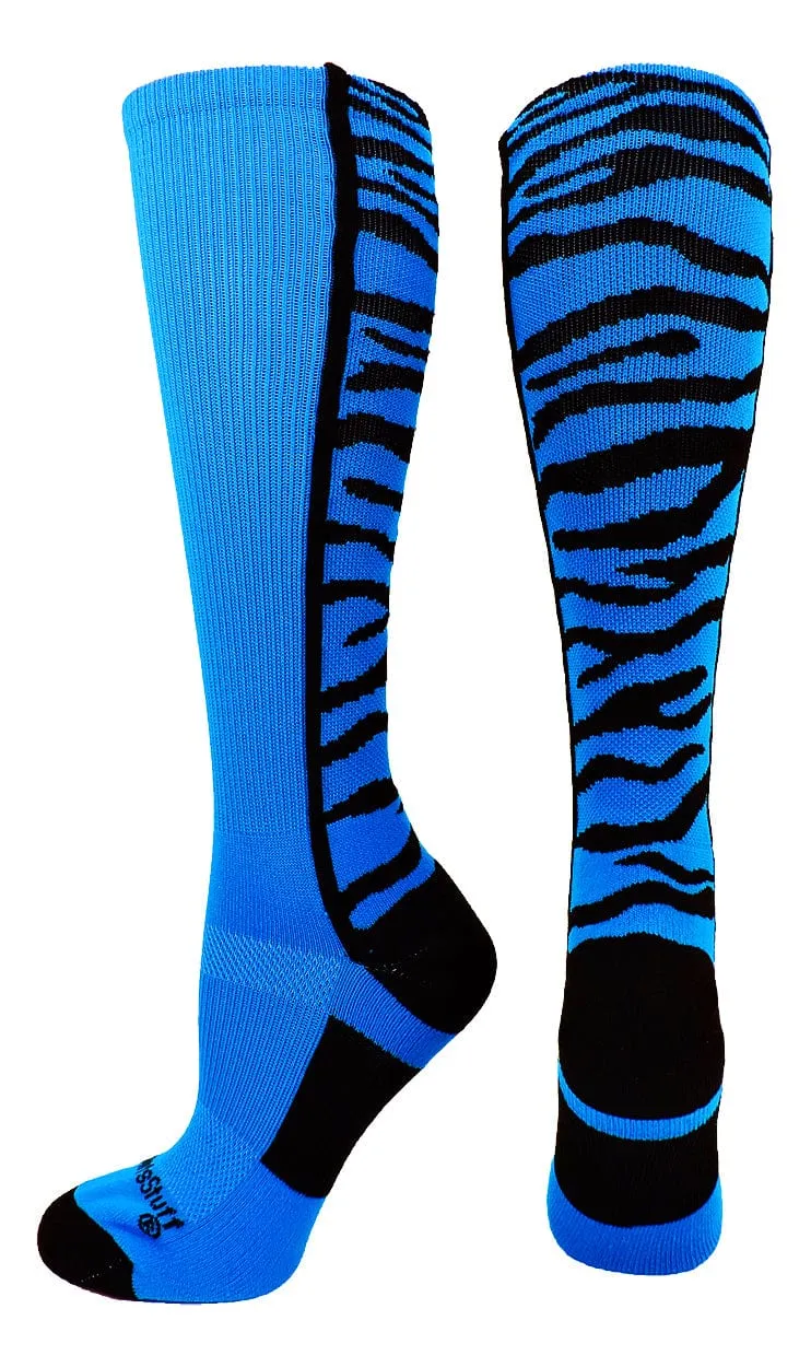 Crazy Socks with Safari Tiger Stripes Over the Calf Socks (multiple colors)