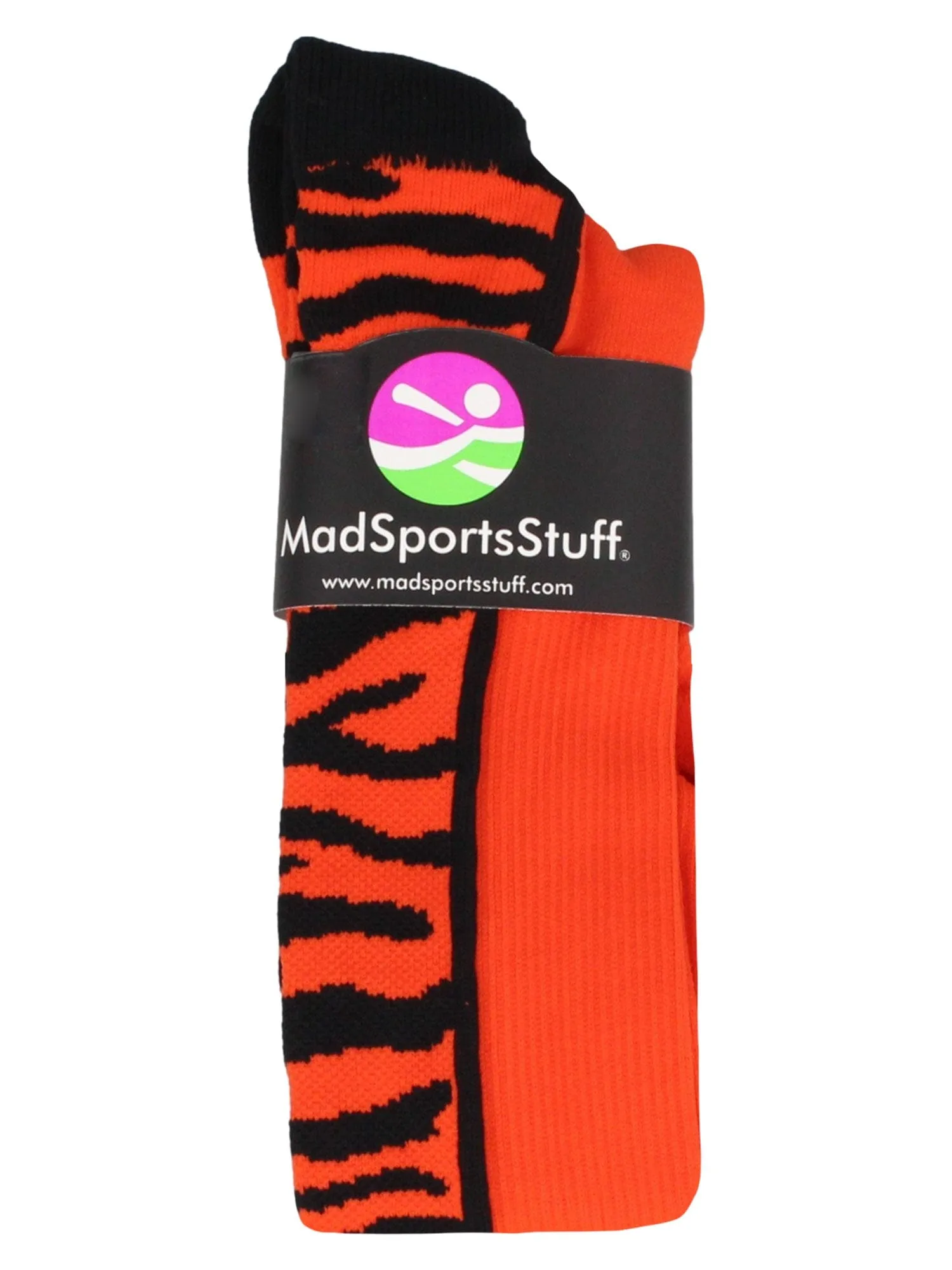 Crazy Socks with Safari Tiger Stripes Over the Calf Socks (multiple colors)