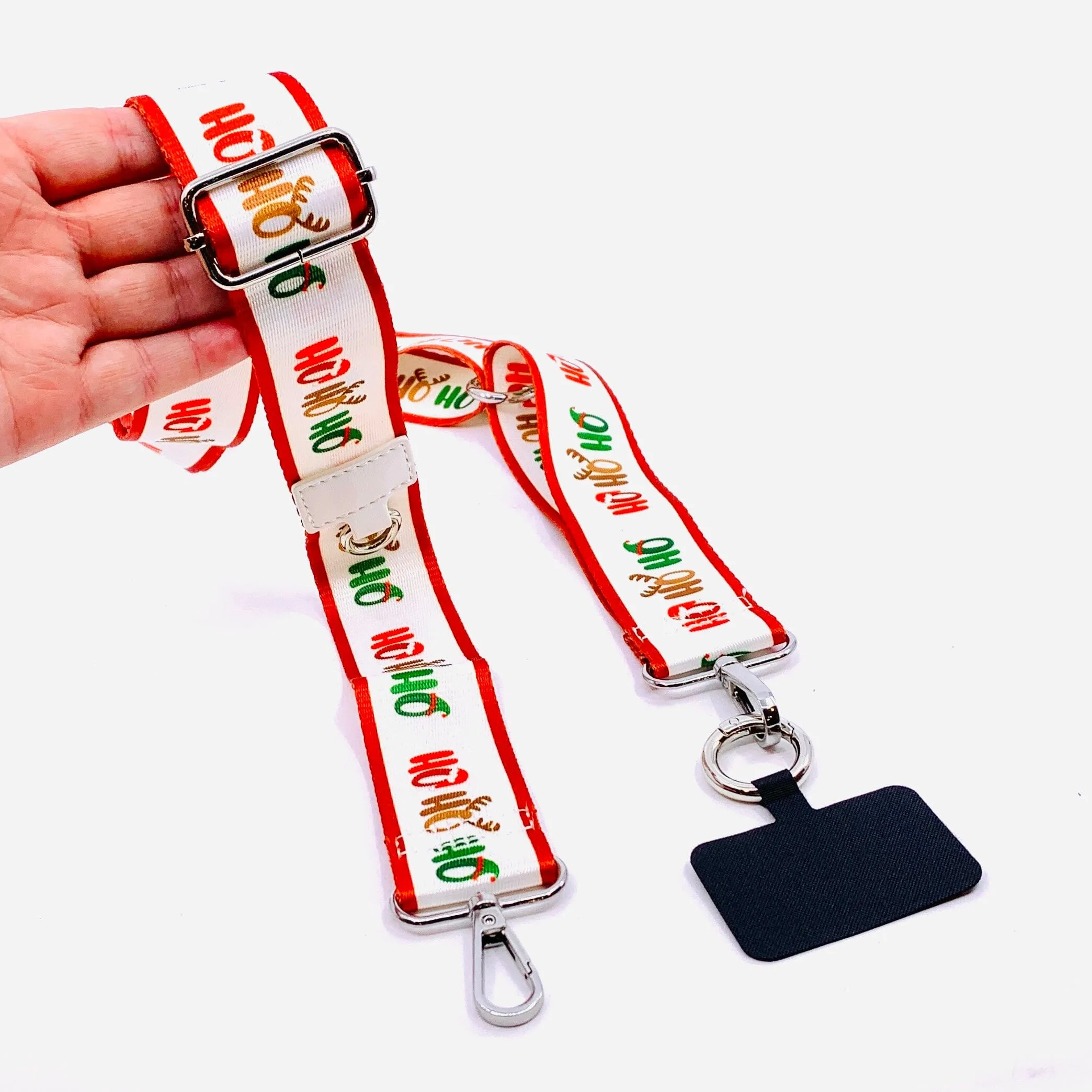 Crossbody Cell Phone Strap, Ho Ho Ho