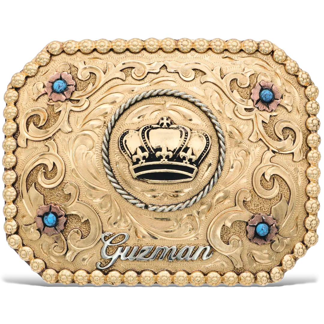 Crowned In Glory Custom Buckle