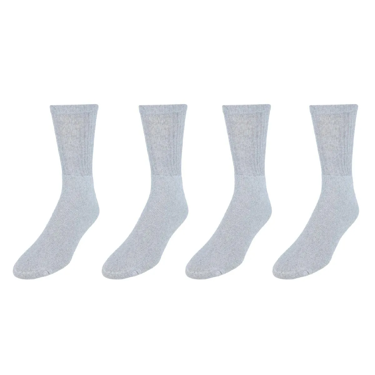 CTM® Men's Casual and Comfortable Crew Socks (4 Pack)