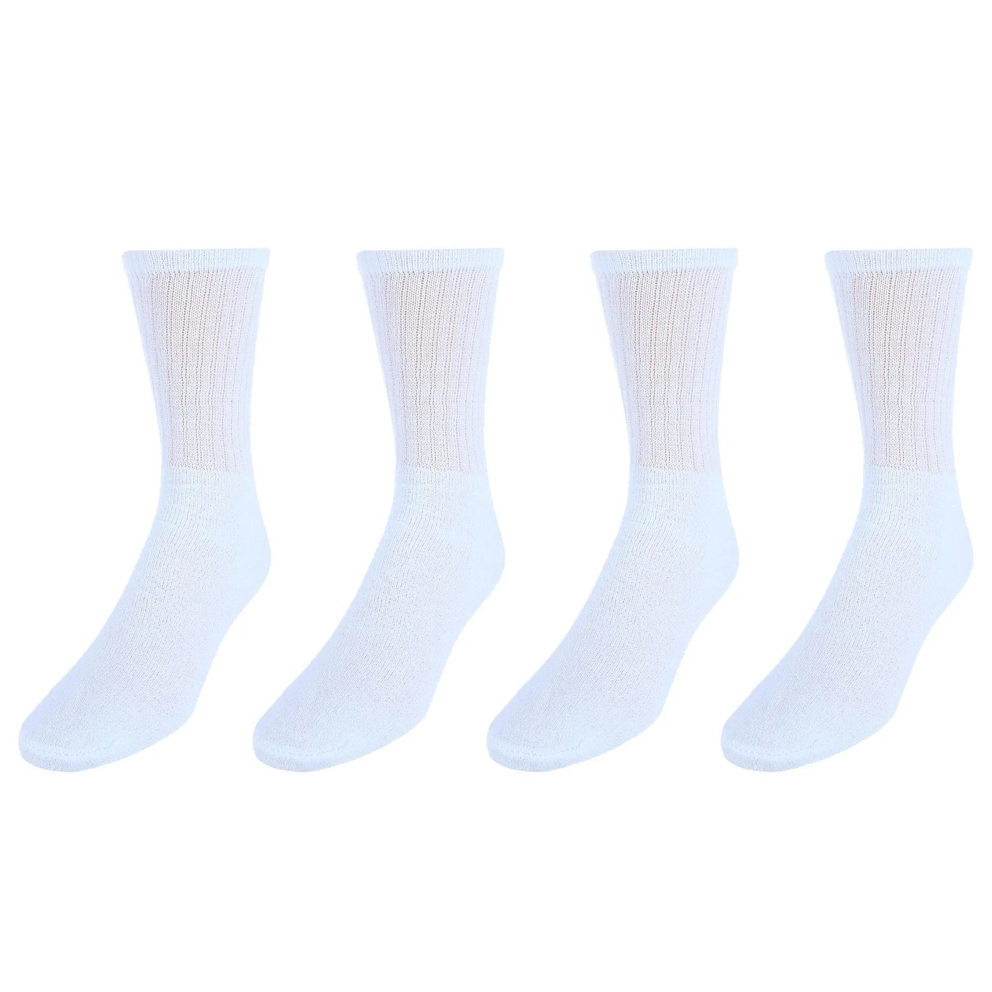 CTM® Men's Casual and Comfortable Crew Socks (4 Pack)