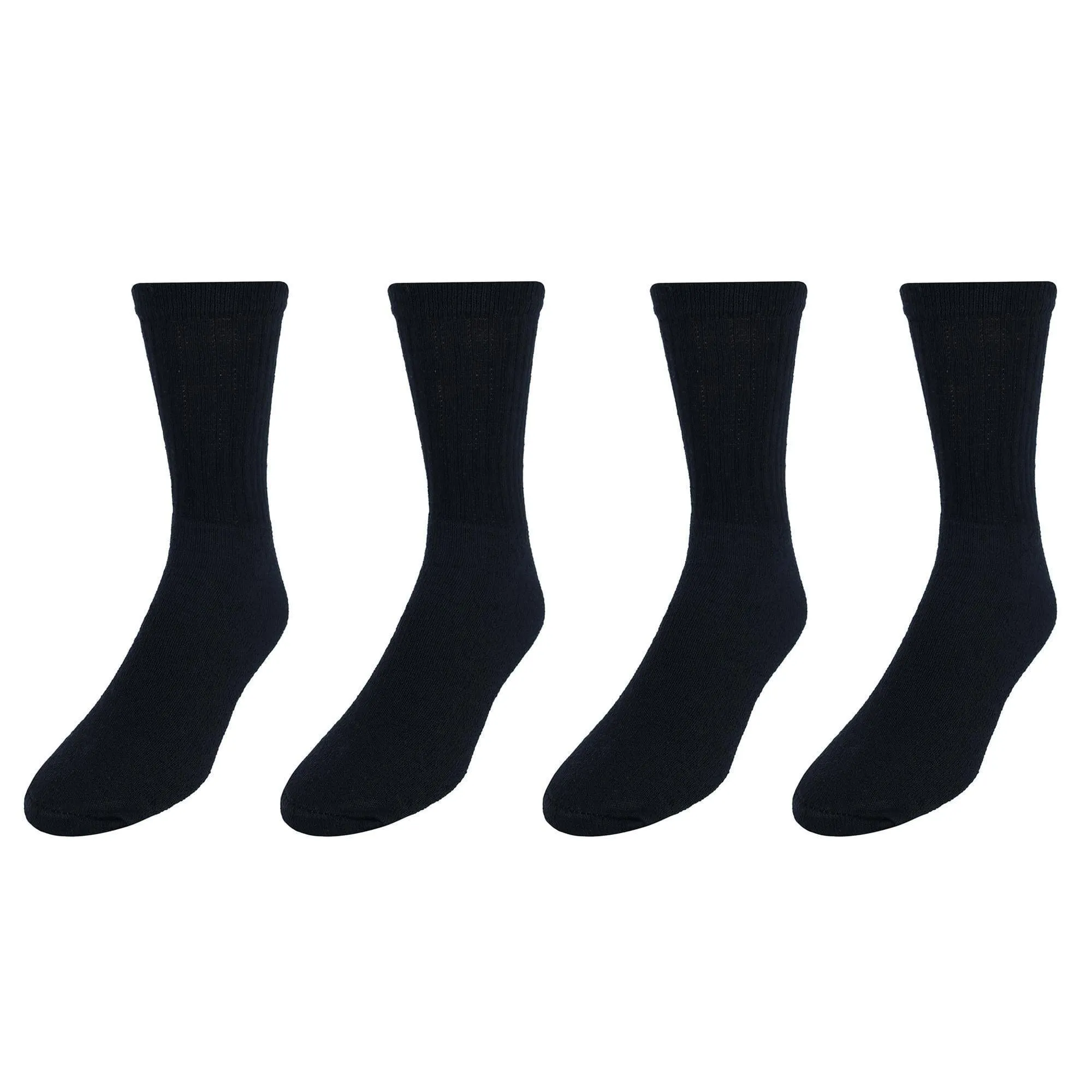 CTM® Men's Casual and Comfortable Crew Socks (4 Pack)