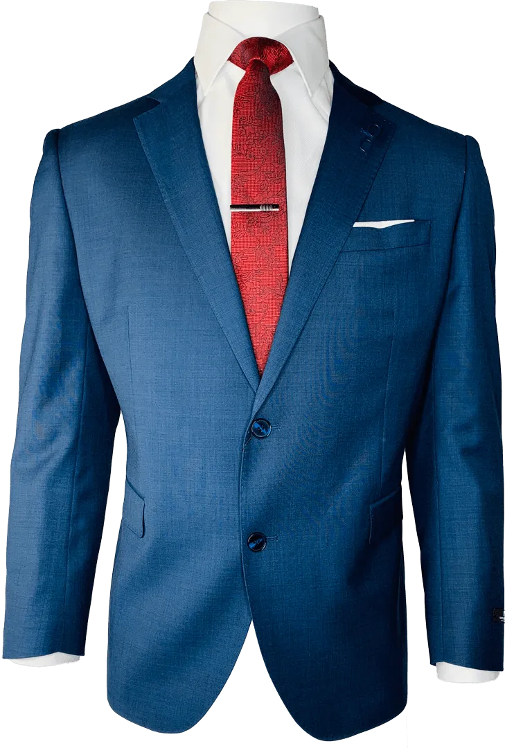 D3-Blue Adam Suit Jacket