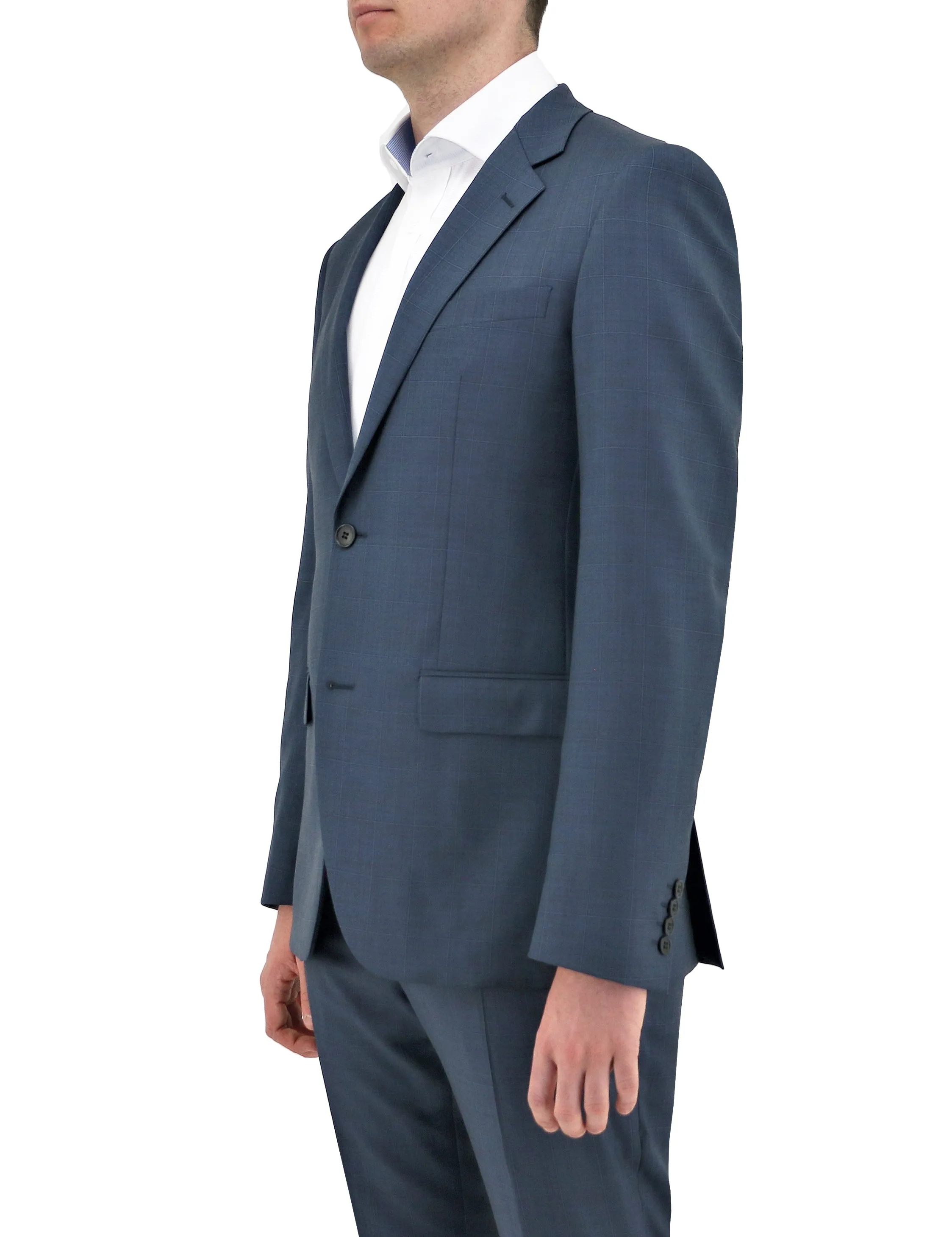 Daniel Hechter Shape 210 Blue Michel Wool Suit Set