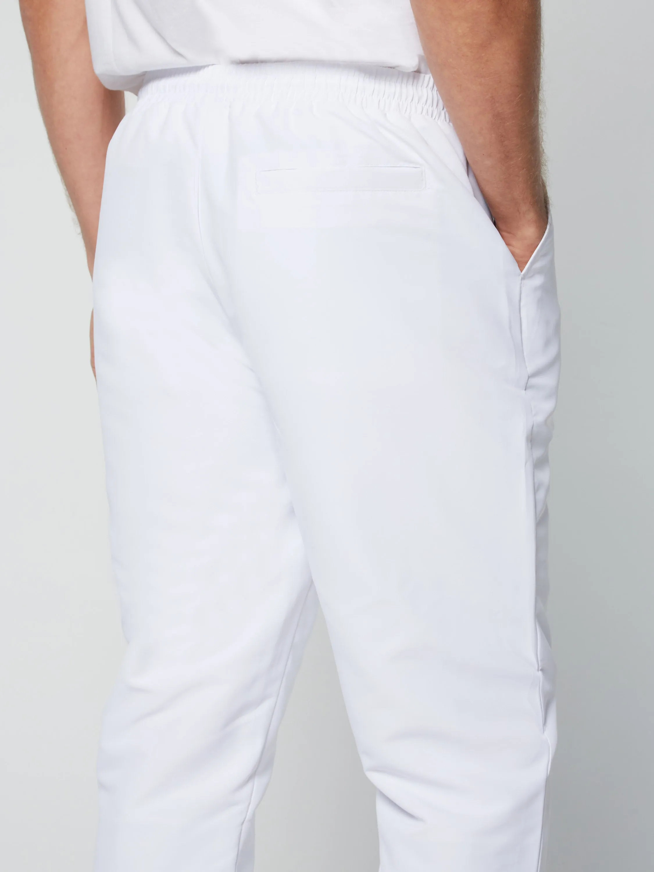 Denver Track Pants- White