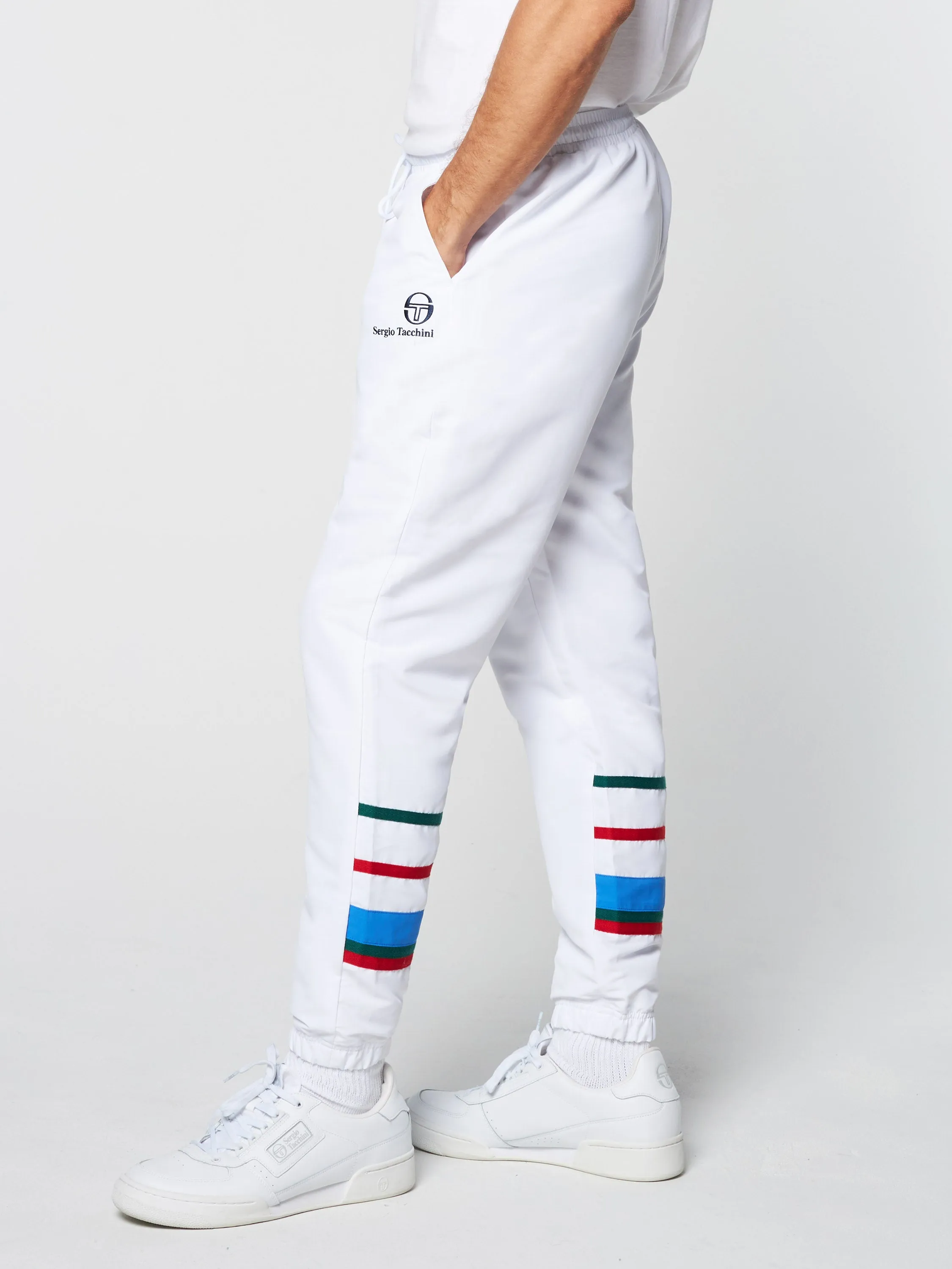 Denver Track Pants- White