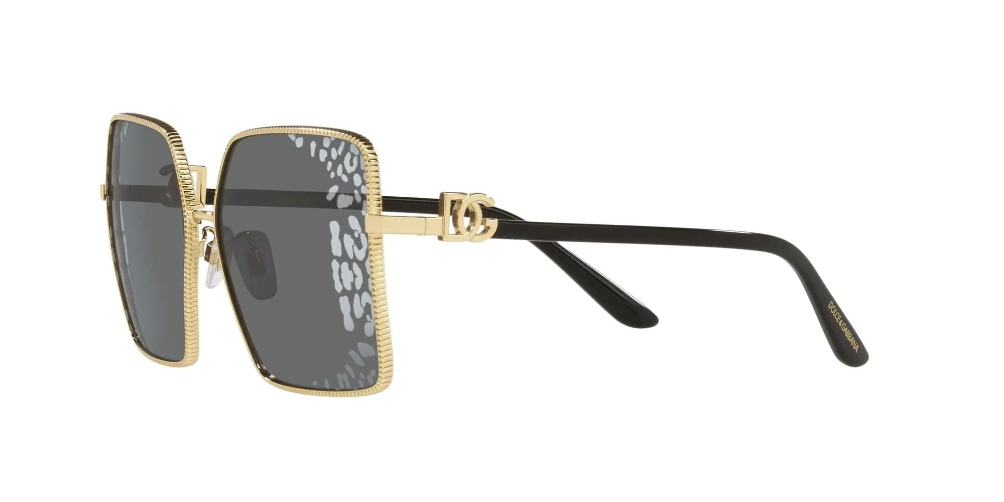 DG2279 02/AL GOLD/GREY TAMPO SIDE LEOPARD LENS