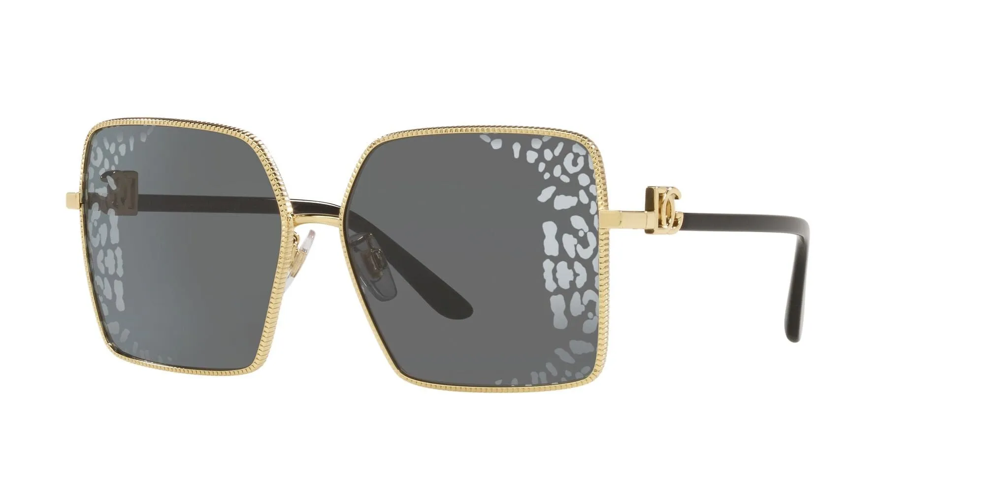 DG2279 02/AL GOLD/GREY TAMPO SIDE LEOPARD LENS