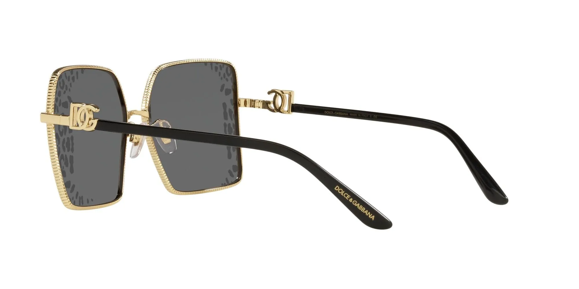 DG2279 02/AL GOLD/GREY TAMPO SIDE LEOPARD LENS