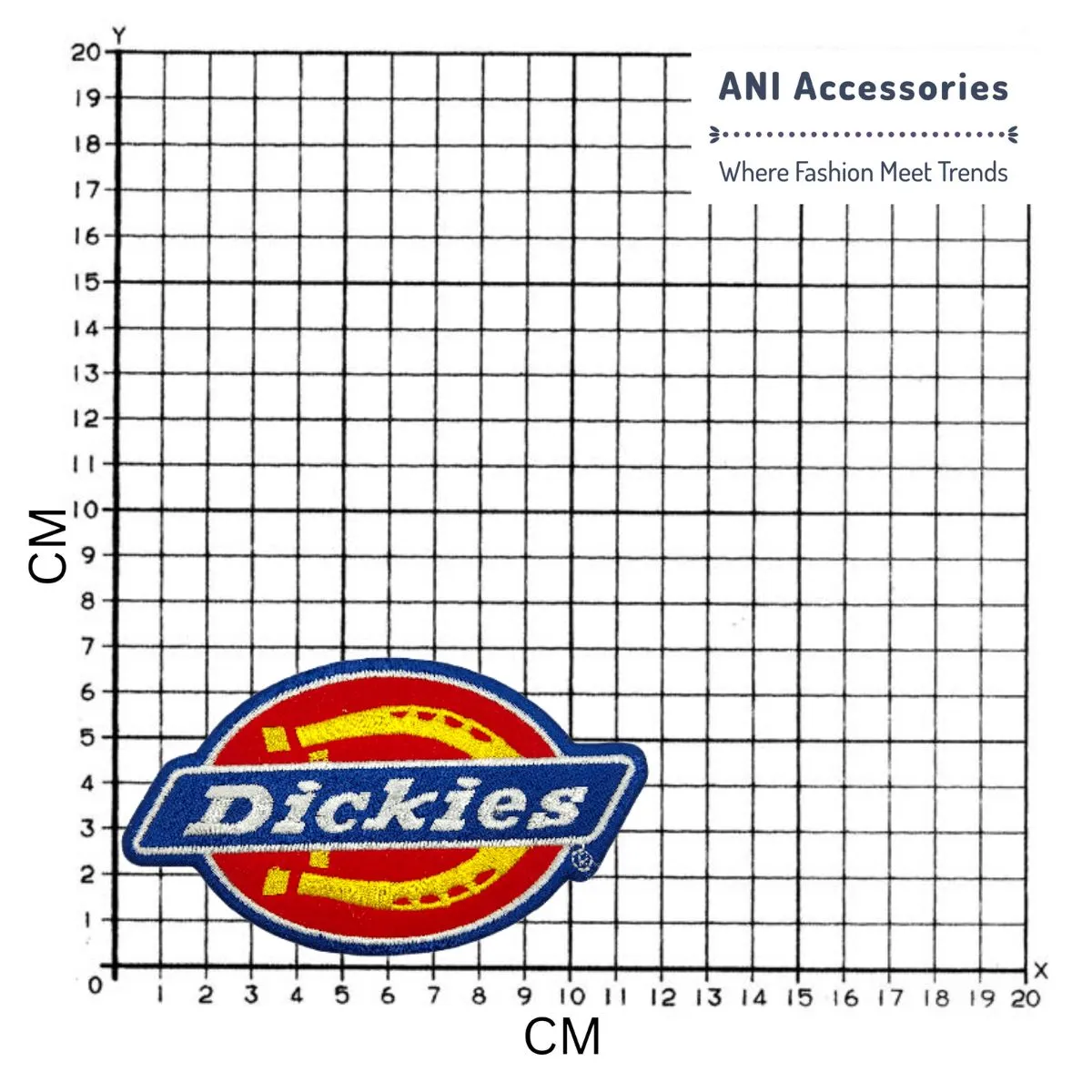 Dickies Embroidered Hot-Fix Patch