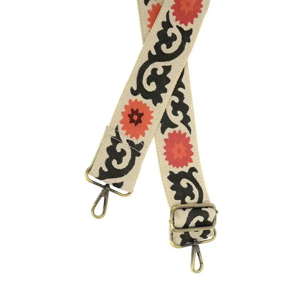 Embroidered 2" Guitar Straps for Handbags in Multiple Patterns!