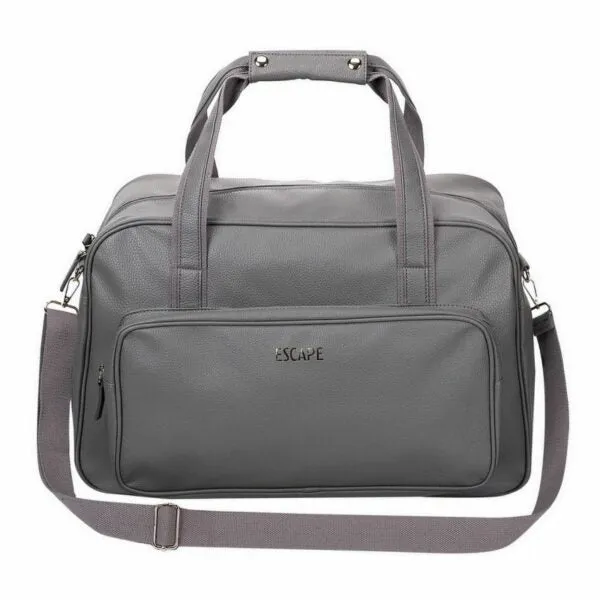 Escape Imitation Leather Carry-All Weekender Bag | Dark Grey