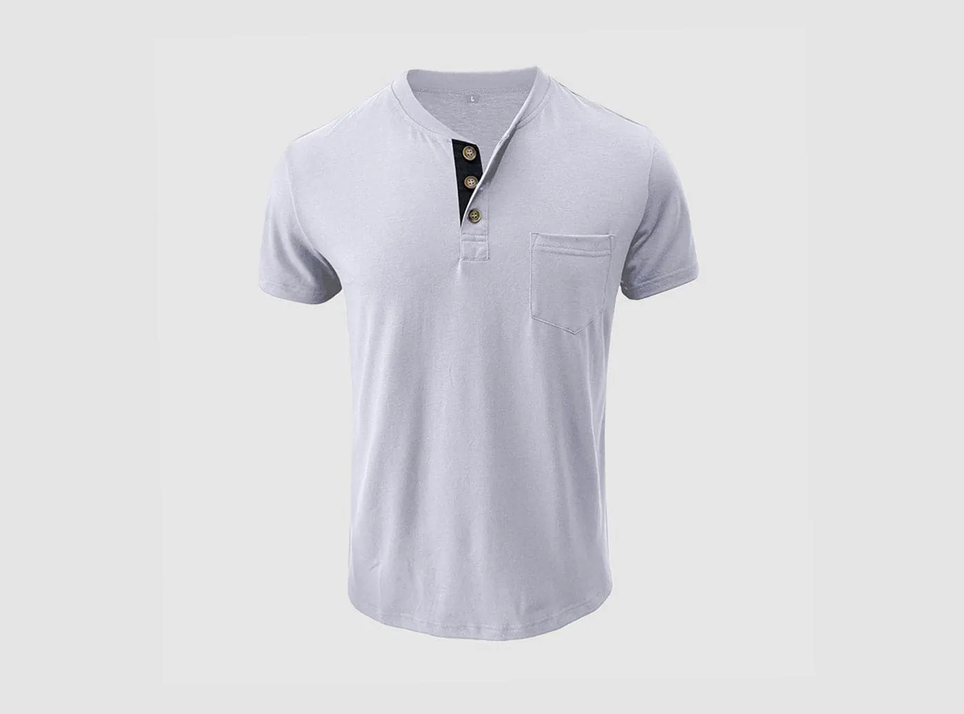 FitVille Men's  Simply Collared Soft Cotton T-Shirt