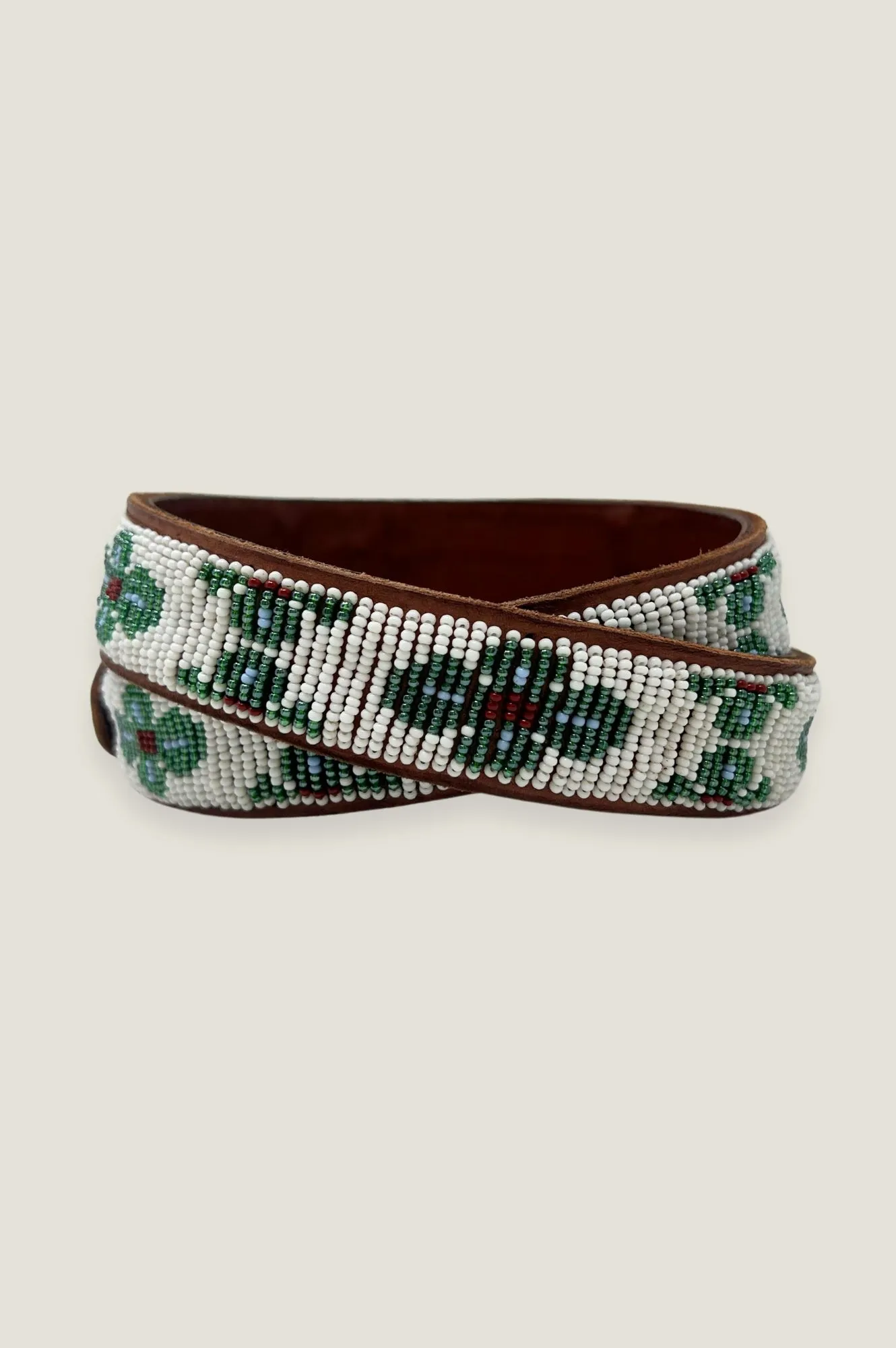 Flower Belt | White/Green