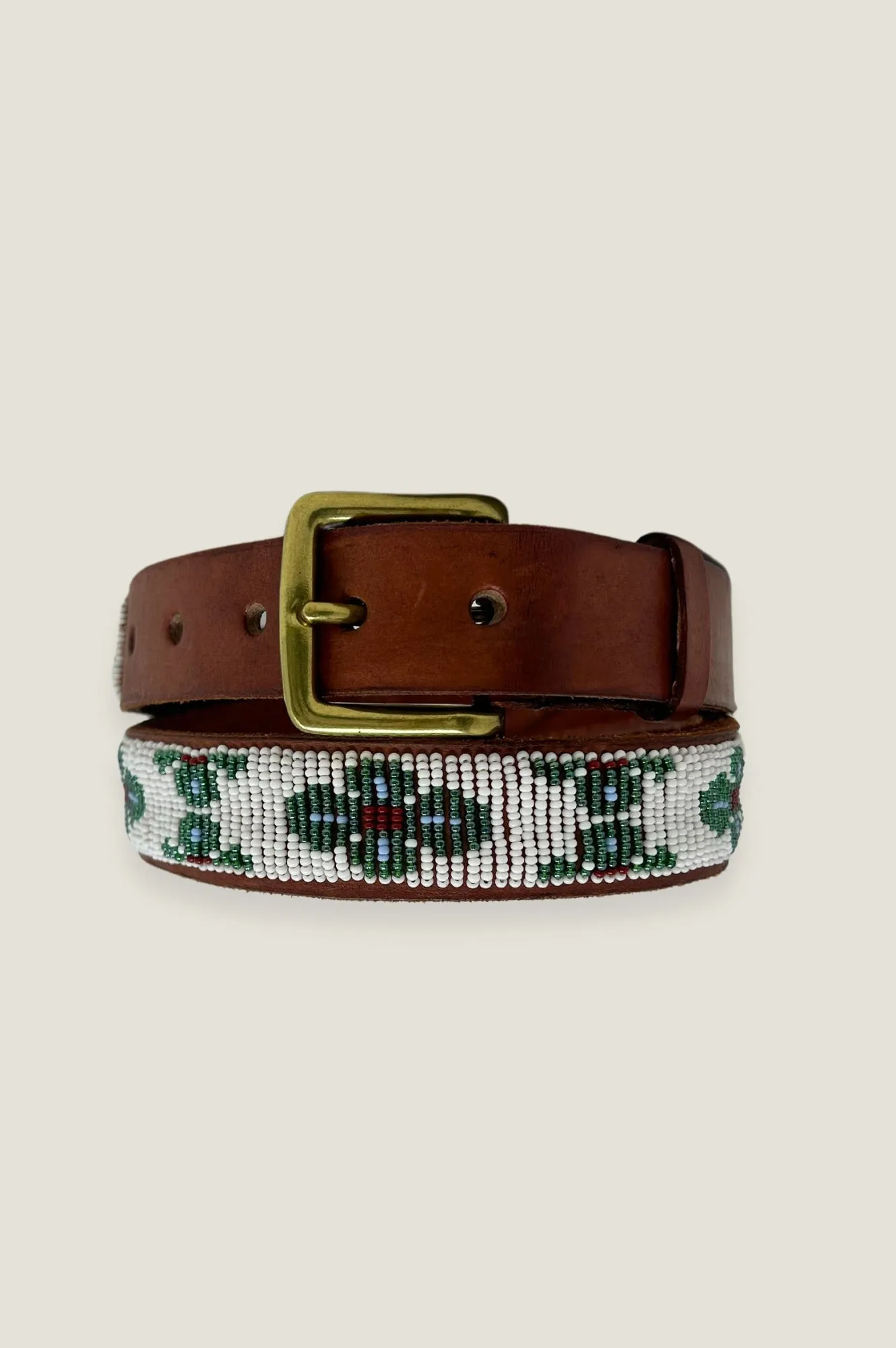 Flower Belt | White/Green