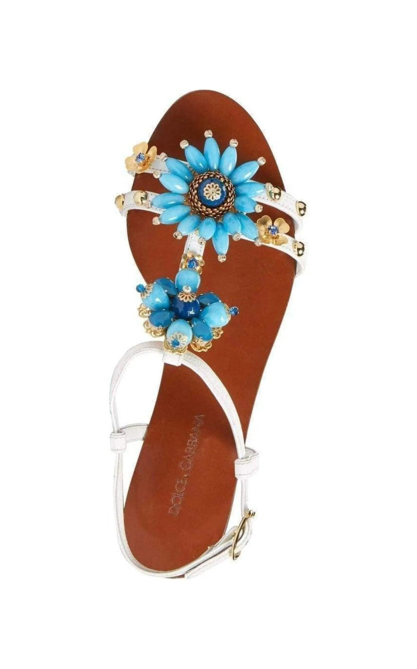 Flower Embellished Sandals