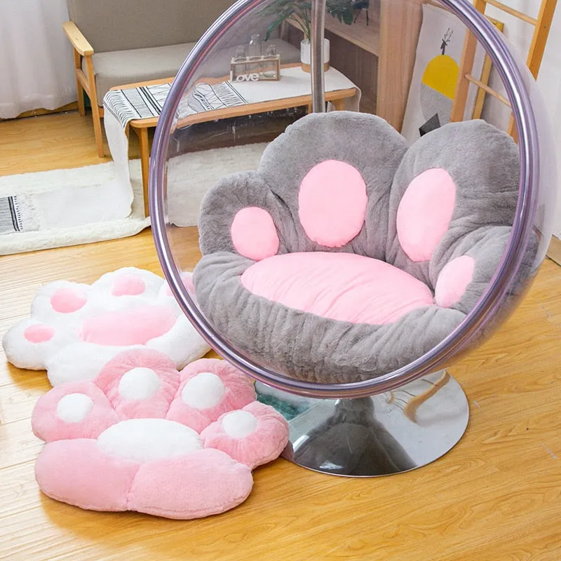 Fluffy Bear Paw Chair Cushion - Jennyhome