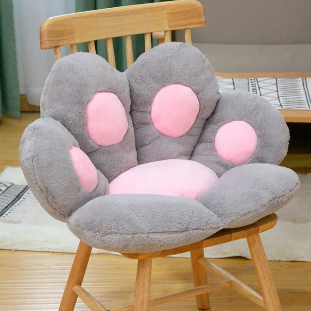 Fluffy Bear Paw Chair Cushion - Jennyhome