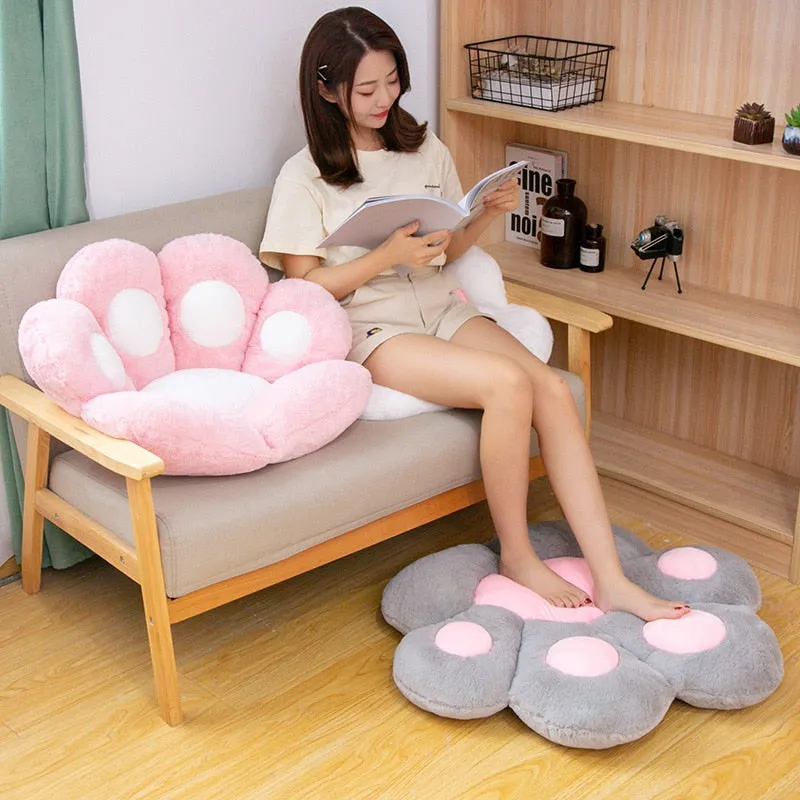 Fluffy Bear Paw Chair Cushion - Jennyhome