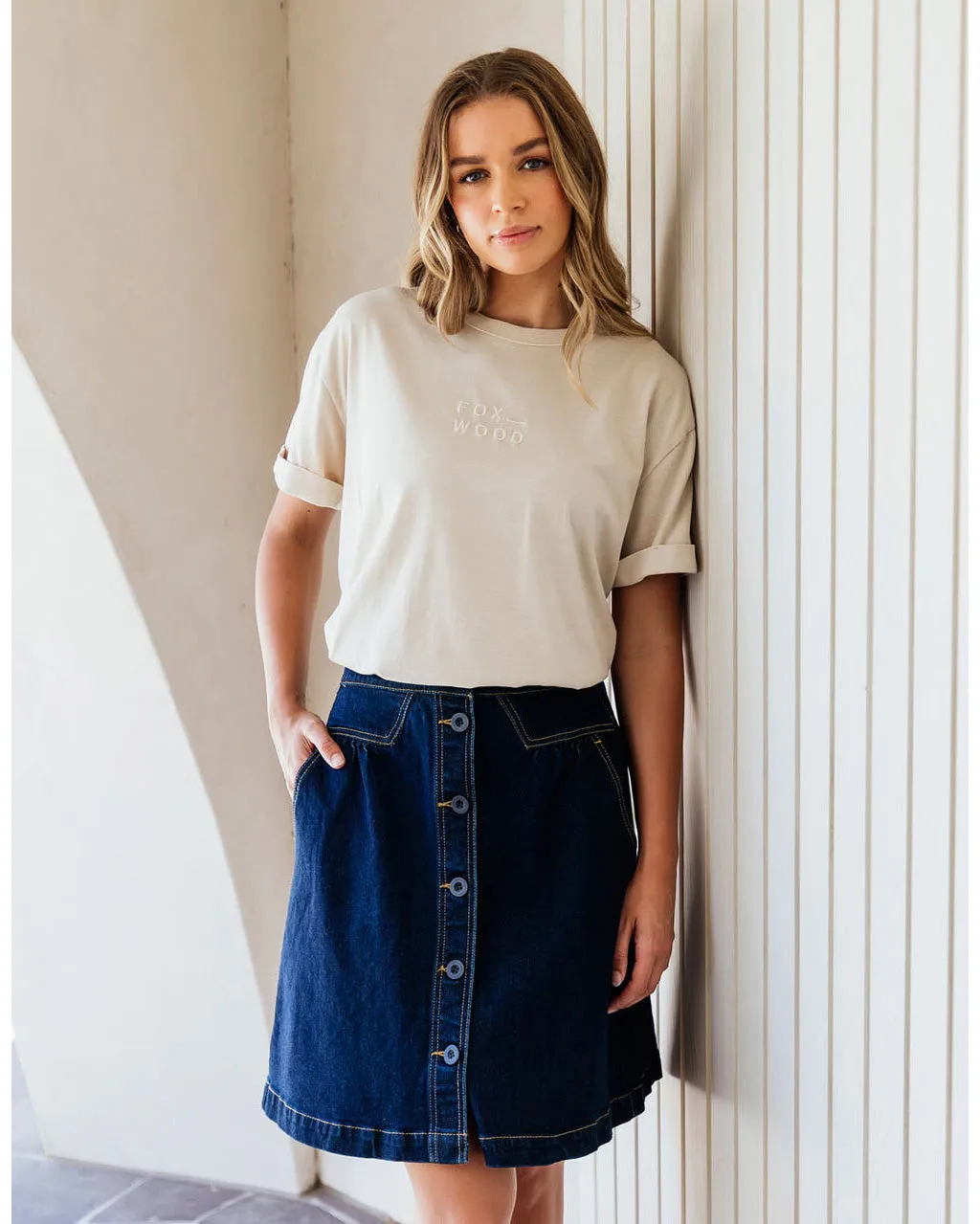 Foxwood Amanda Skirt - Indigo Blue