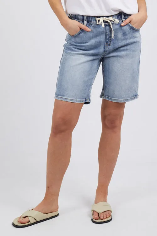 Foxwood Gabby Bermuda Short - Mid Denim Blue