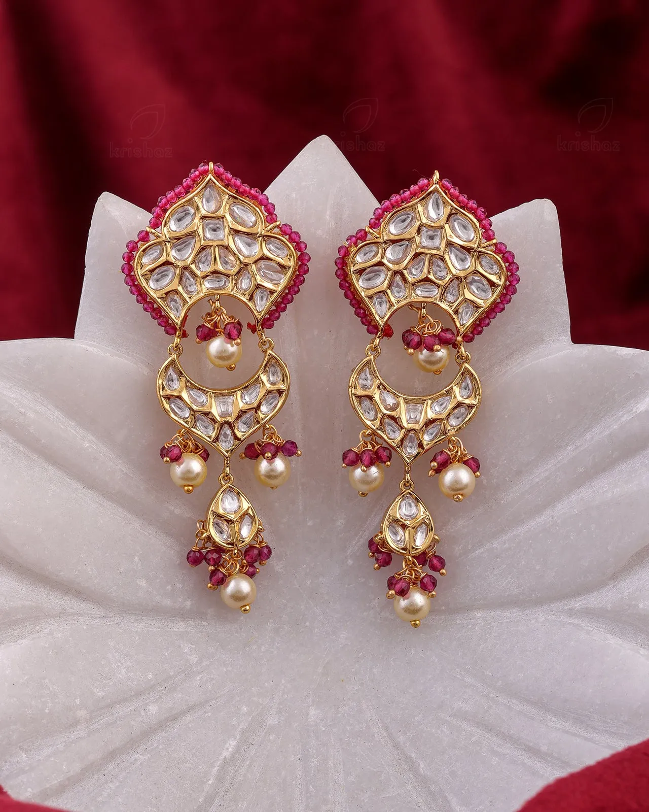 Gayatri 22k Gold Plated Danglers