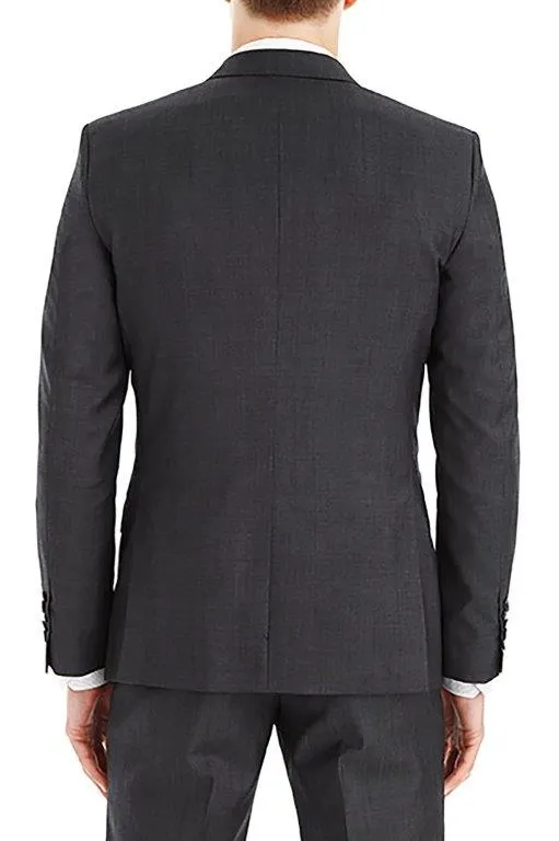 GIBSON SLIM FIT BETA CHARCOAL PURE WOOL SUIT SET