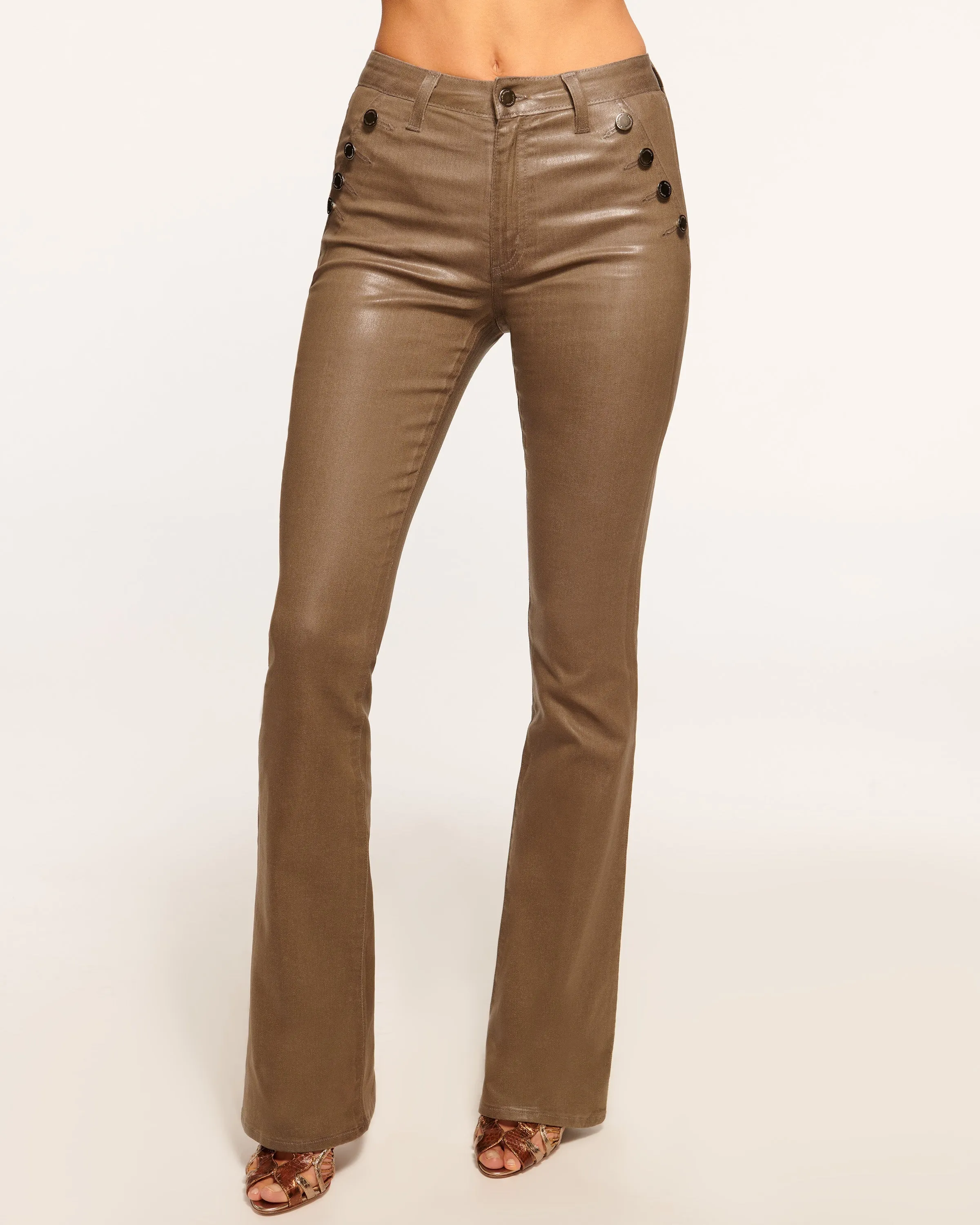 Helena High-Rise Velvet Skinny Jean