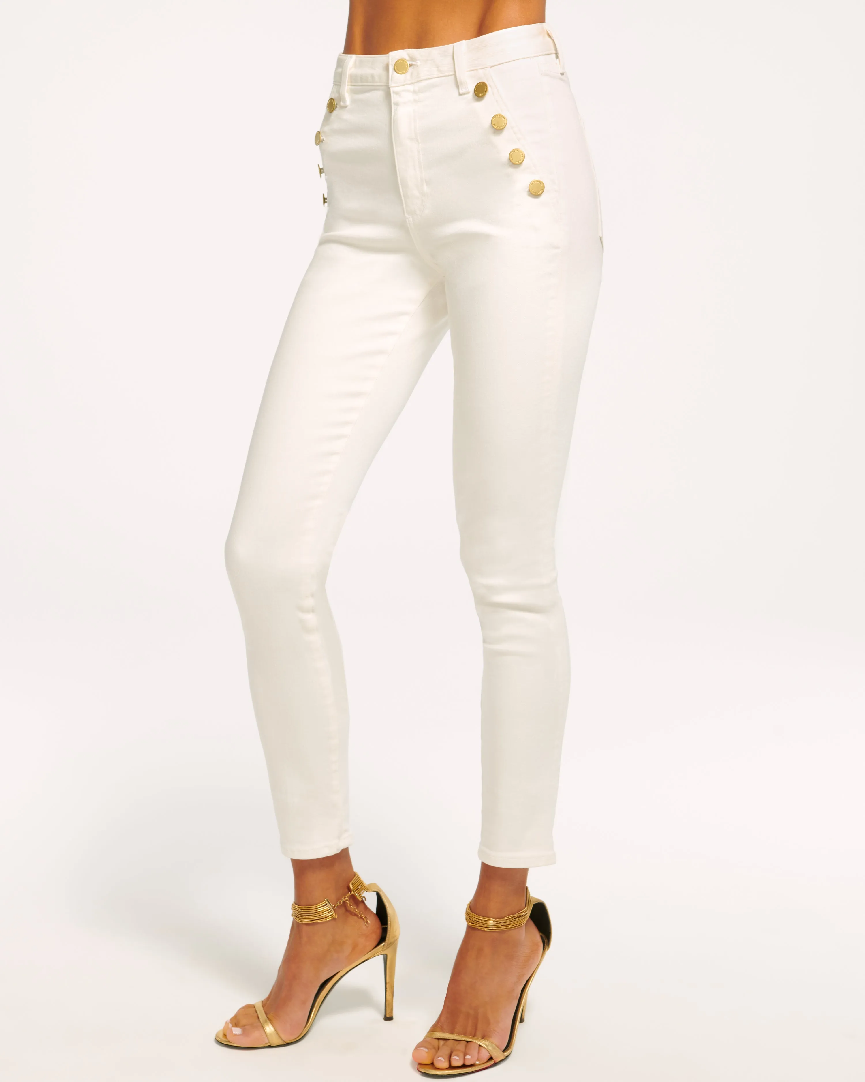 Helena High-Rise Velvet Skinny Jean