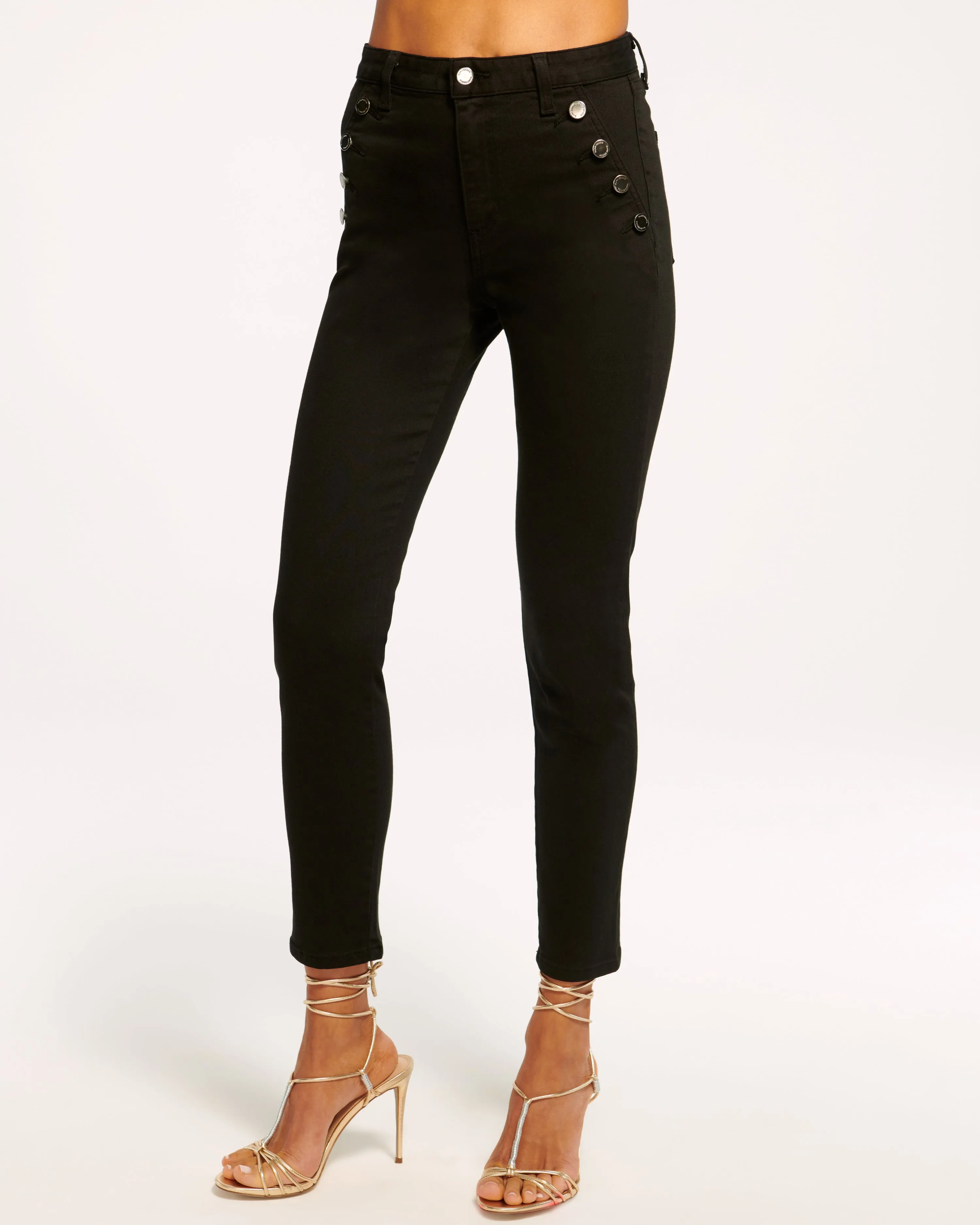 Helena High-Rise Velvet Skinny Jean