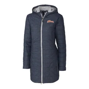 Illinois Fighting Illini Cutter & Buck Rainier Women's Insulated Hooded Long Coat