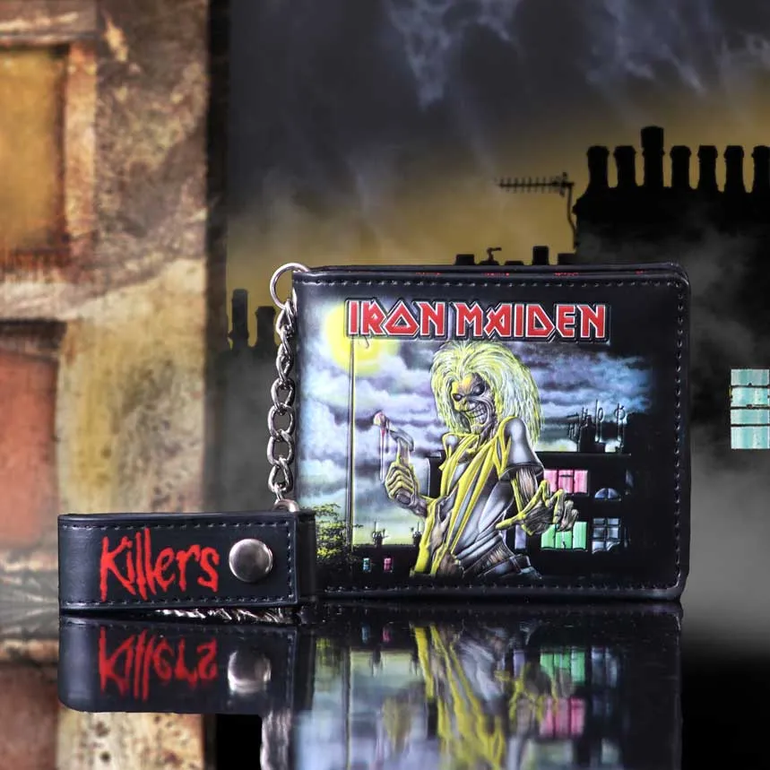 Iron Maiden Killers Wallet with security chain