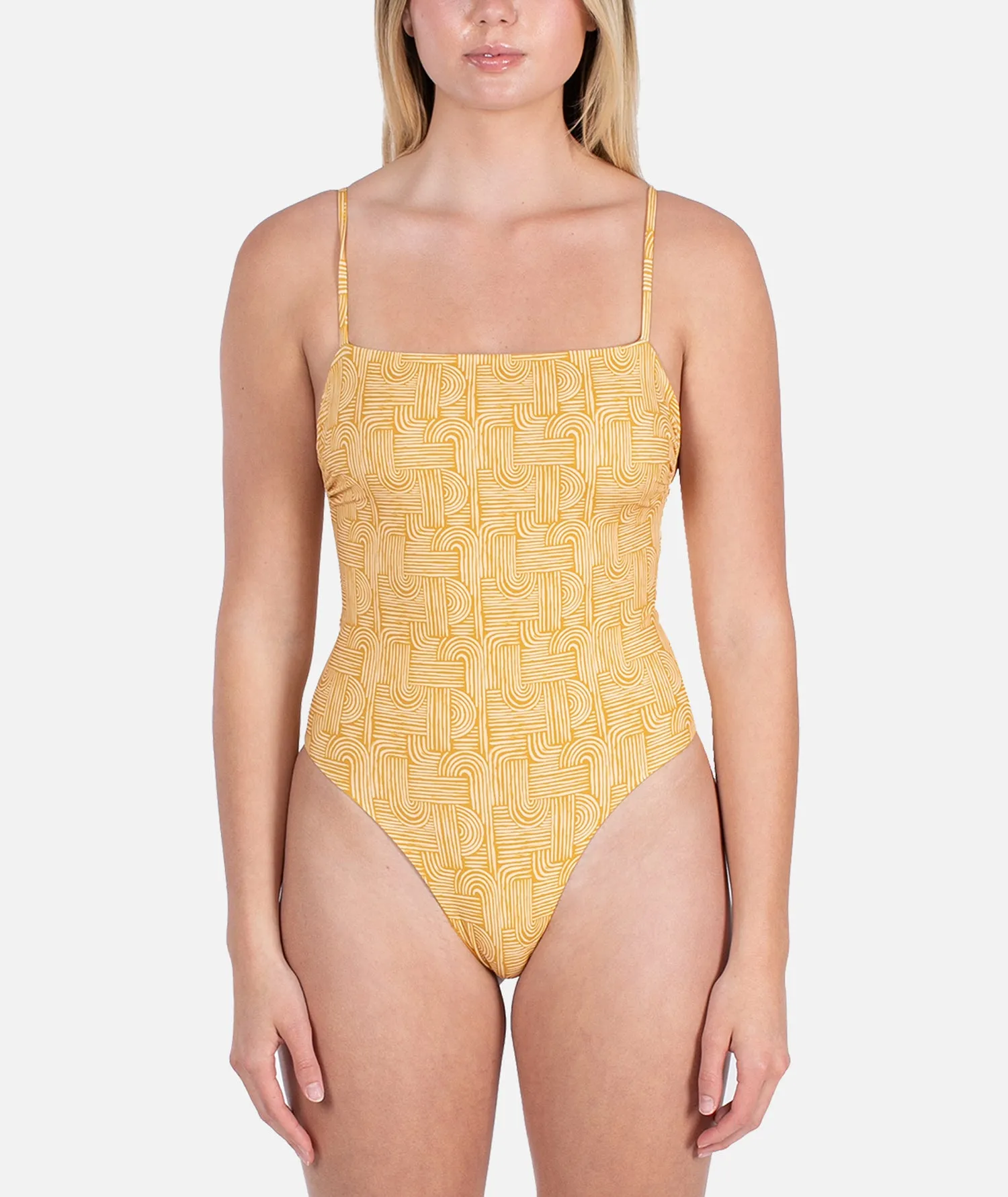 Jane One Piece Swim - Yellow