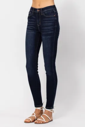 Judy Blue Reg/Plus High Waist Hand Sand Skinny Jeans