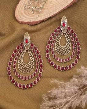 Jyotsana Kundan Dangler Earrings - RANG